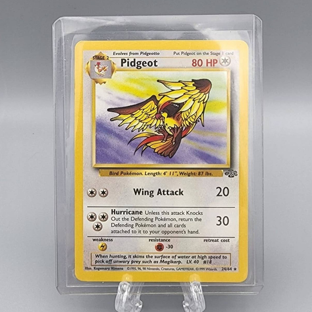 Pokemon Pidgeot from Jungle, Wizards of the Coast - Rare